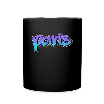 Paris - Mug uni - noir - Devant