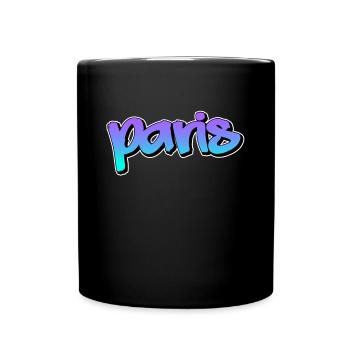 Paris - Mug uni - noir - Devant