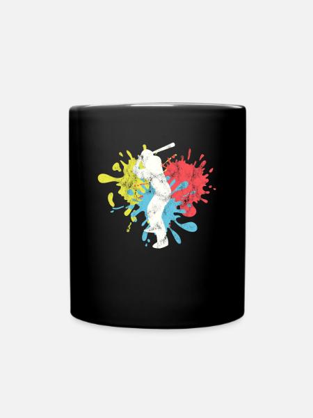 Baseball - Tasse einfarbig - Schwarz