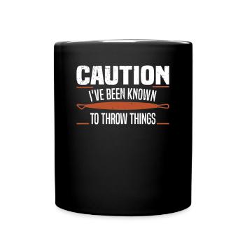 Poterie Argile Cours de poterie Poterie Getöpfert - Mug uni - noir - Devant