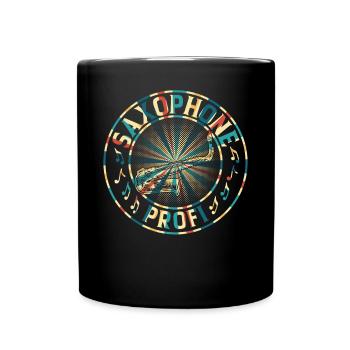 Saxophone professionnel Saxophoniste Saxophoniste Saxophoniste Saxoph - Mug uni - noir - Devant