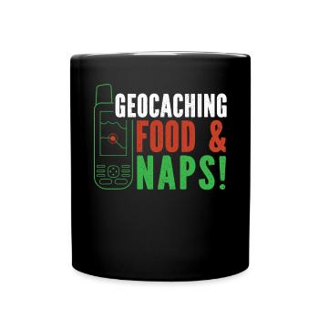 Creuser Détecteur de métaux Amateur de chasse au trésor - Mug uni - noir - Devant