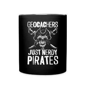 Creuser Détecteur de métaux Amateur de chasse au trésor - Mug uni - noir - Devant
