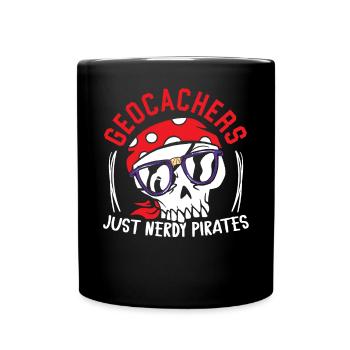 Digging Metal Detectorist Treasure Hunting Lover - Full Colour Mug - black - Front