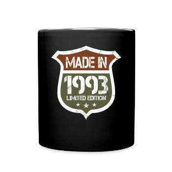 30e anniversaire Né en 1993 Fabriqué en 1993 - Mug uni - noir - Devant