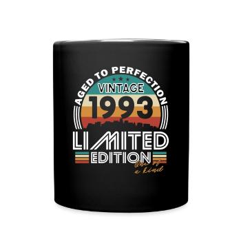 30. Geburtstag Jahrgang 1993 Vintage 1993 - Tasse einfarbig - Schwarz - Vorne