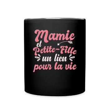 Mamie Et Petite-Fille Cadeau - Mug uni - noir - Devant