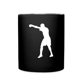 Boxe - Mug uni - noir - Devant