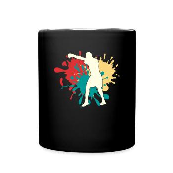 Boxen - Tasse einfarbig - Schwarz - Vorne