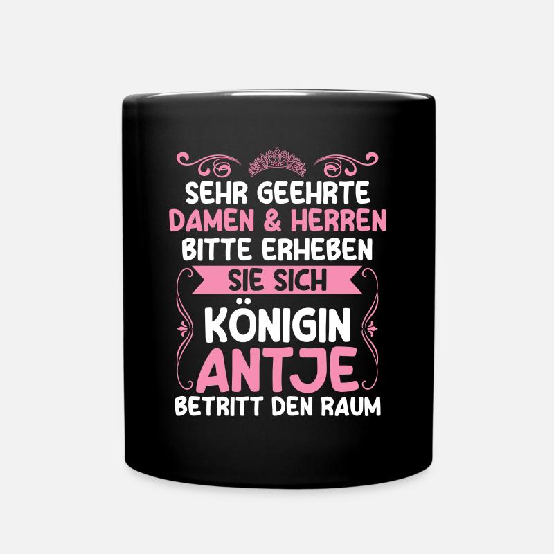 Antje - Tasse einfarbig - Schwarz