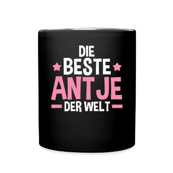 Antje - Tasse einfarbig - Schwarz - Vorne