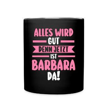 Barbara - Tasse einfarbig - Schwarz - Vorne