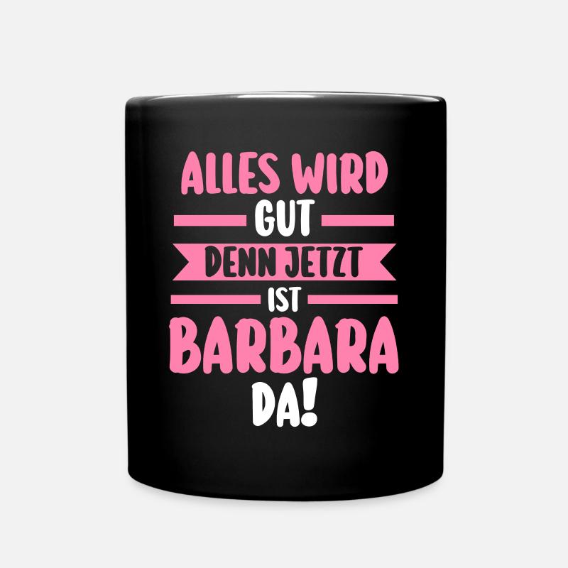 Barbara - Tasse einfarbig - Schwarz