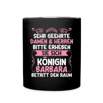 Barbara - Tasse einfarbig - Schwarz - Vorne