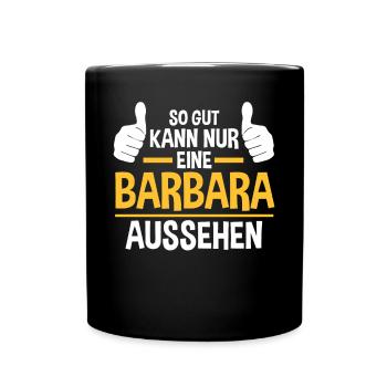 Barbara - Tasse einfarbig - Schwarz - Vorne