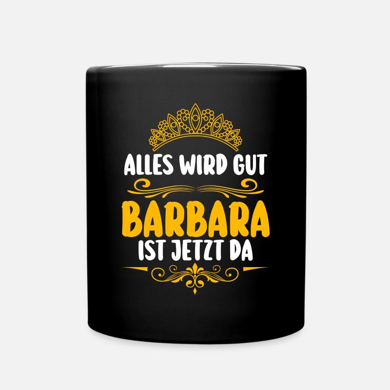 Barbara - Tasse einfarbig - Schwarz