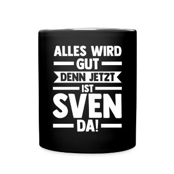 Sven - Tasse einfarbig - Schwarz - Vorne