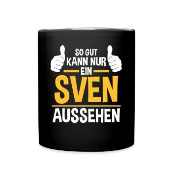 Sven - Tasse einfarbig - Schwarz - Vorne