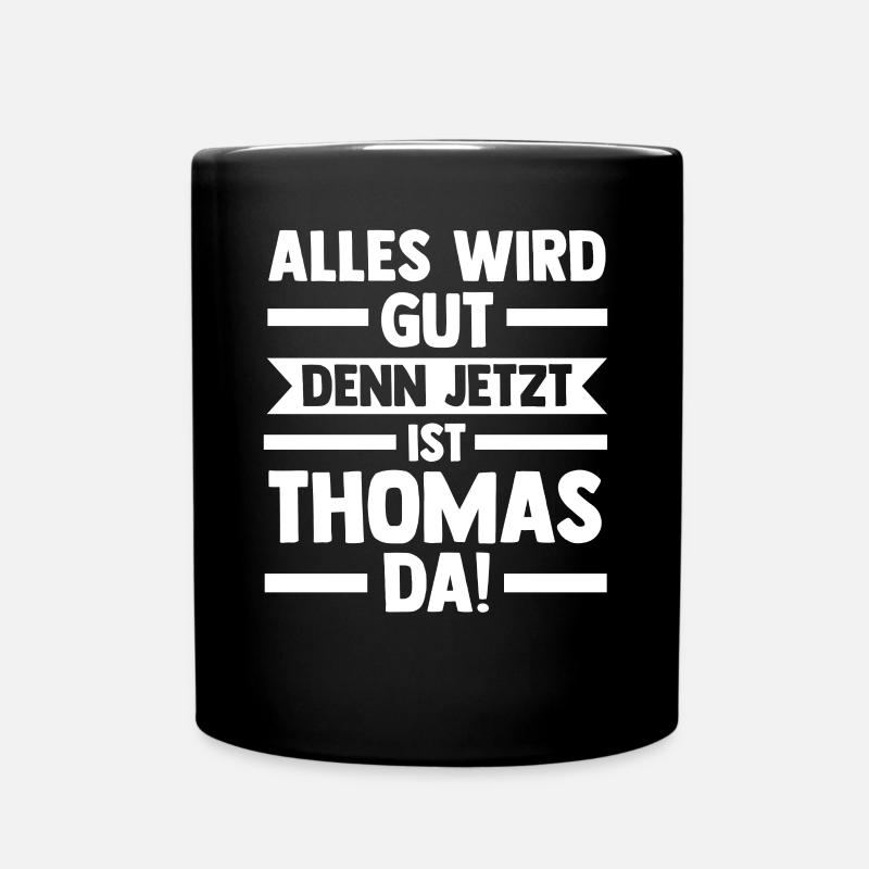 Thomas - Tasse einfarbig - Schwarz
