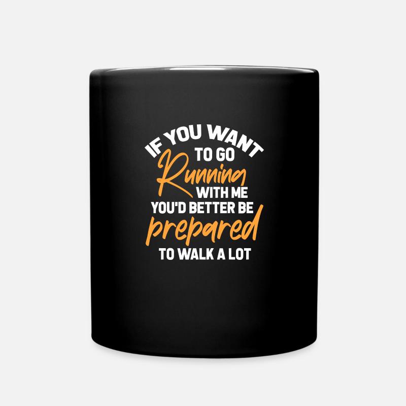 Courir - Mug uni - noir