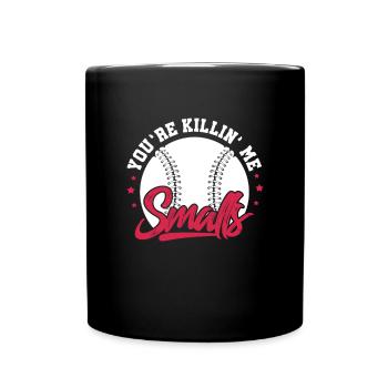Softball Spieler Baseball Sport Pitcher Geschenk - Tasse einfarbig - Schwarz - Vorne