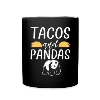 Panda Gifts Panda Lover - Full Colour Mug - black - Front