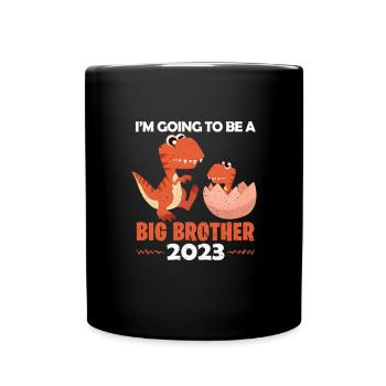 Grossesse Big Brother - Mug uni - noir - Devant