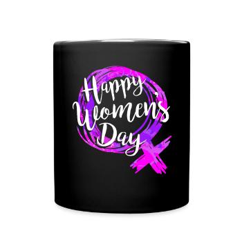 International Women's Day March 8, 2022 - Full Colour Mug - black - Front