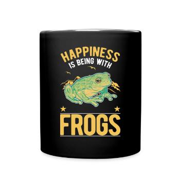 Grenouille Chance Rainette - Mug uni - noir - Devant