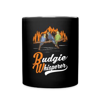 Budgerigar Whisperer Welli Perruche - Mug uni - noir - Devant