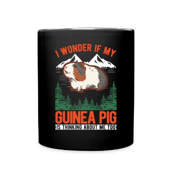 Guinea Pig Gift Guinea Pig - Full Colour Mug - black - Front