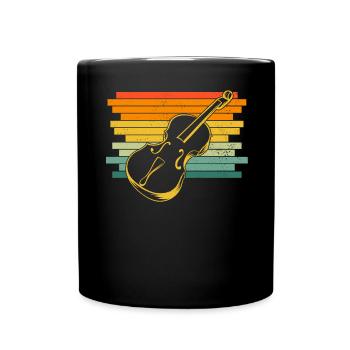Cello cello player cellist - Full Colour Mug - black - Front