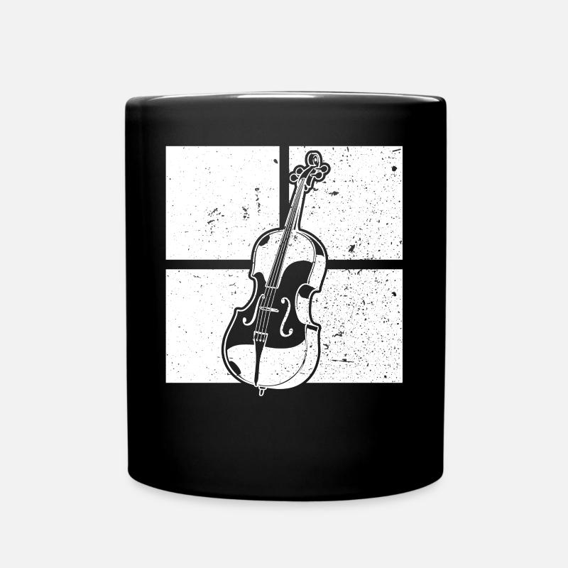 Cello Cellospieler Cellist - Tasse einfarbig - Schwarz