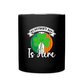 St Paddy's St Patricksday St Patrick Day - Full Colour Mug - black - Front
