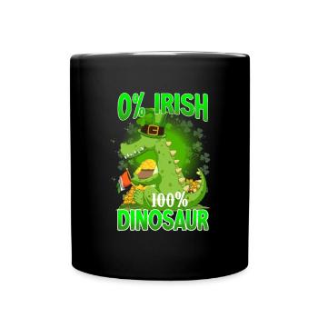 St Paddys St Patricksday St Patrick Day - Tasse einfarbig - Schwarz - Vorne