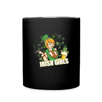 St Paddy's St Patricksday St Patrick Day - Full Colour Mug - black - Front