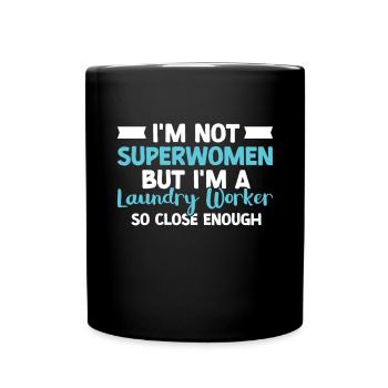 Wascharbeiter - Tasse einfarbig - Schwarz - Vorne