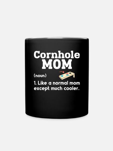 Cornhole - Tasse einfarbig - Schwarz