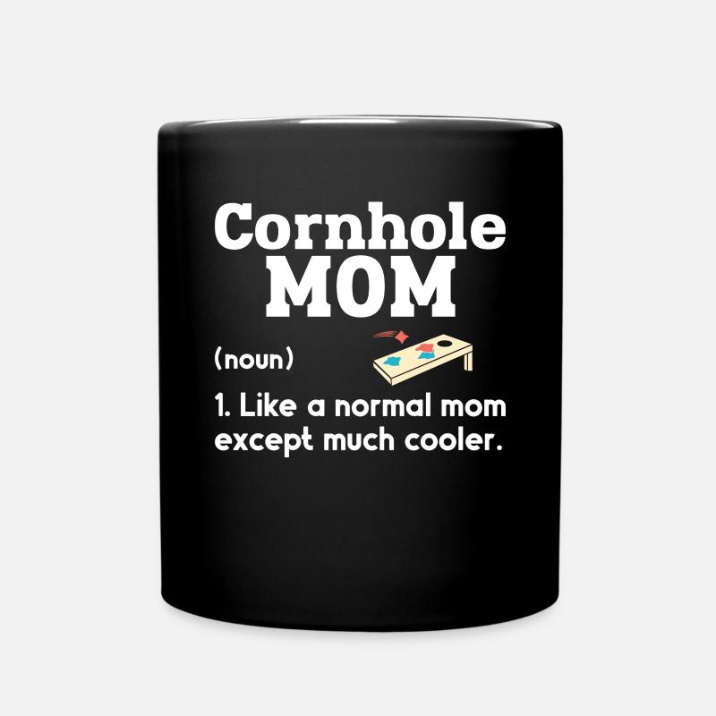 Cornhole - Tasse einfarbig - Schwarz