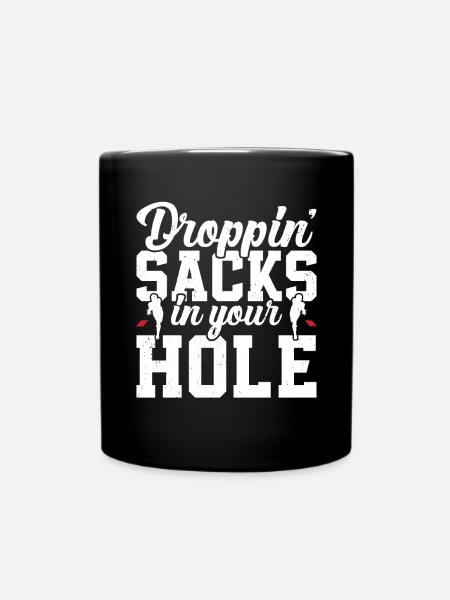 Cornhole - Tasse einfarbig - Schwarz