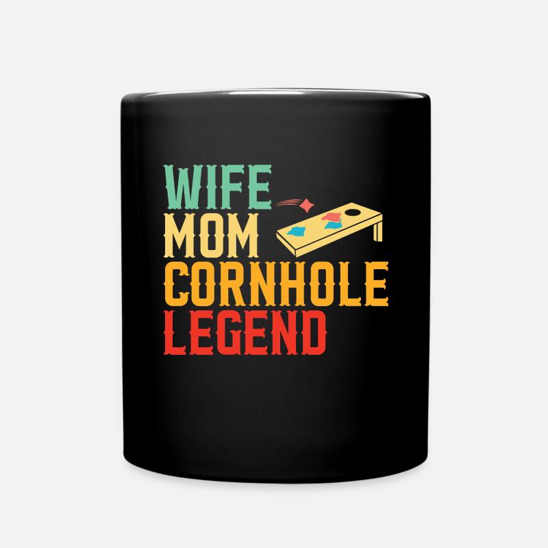 Cornhole - Tasse einfarbig - Schwarz