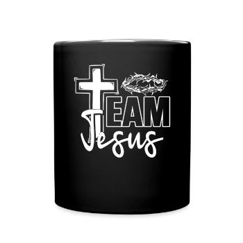 Équipe Jésus Christianisme Catholiques Religion Foi - Mug uni - noir - Devant