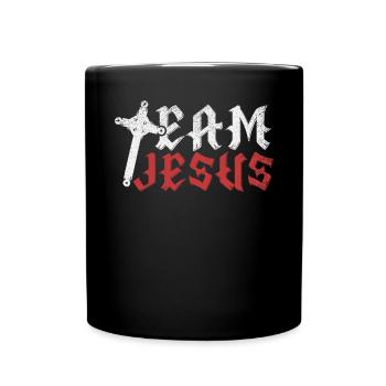 Équipe Jésus Christianisme Catholiques Religion Foi - Mug uni - noir - Devant