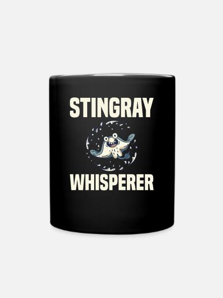 Stachelrochen Mantarochen Ozean - Tasse einfarbig - Schwarz