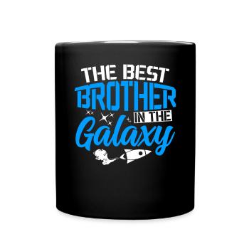 The Best Brother In The Galaxy Family Friend - Full Colour Mug - black - Front