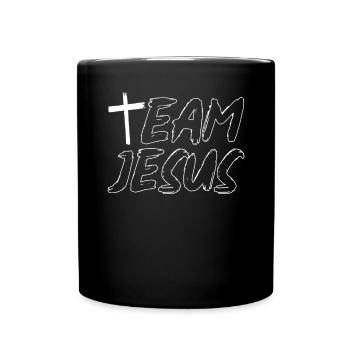 Équipe Jésus Christianisme Catholiques Religion Foi - Mug uni - noir - Devant