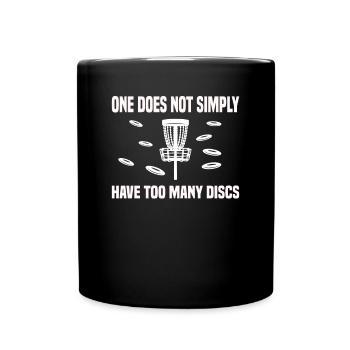 Frisbee Golf Disc Golf - Full Colour Mug - black - Front