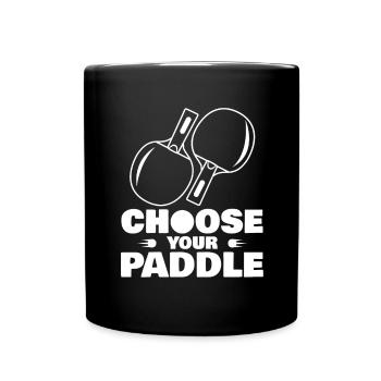 Table tennis player quote - Full Colour Mug - black - Front