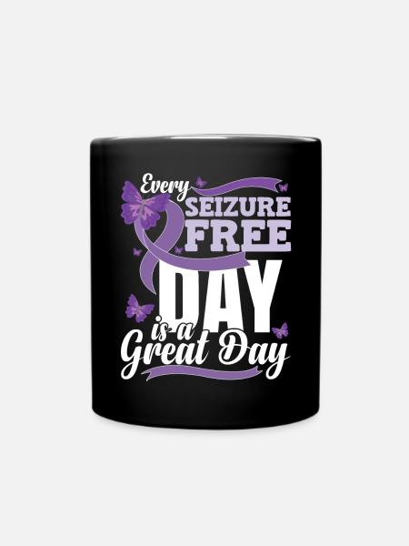 Epilepsie-Bewusstseinsgeschenke - Tasse einfarbig - Schwarz