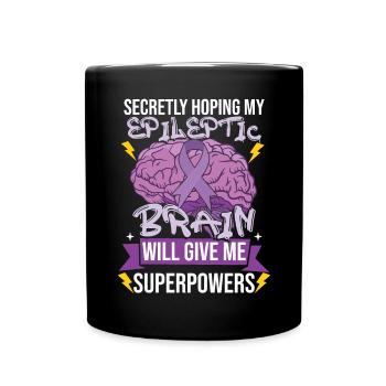 Epilepsy Awareness Month - Full Colour Mug - black - Front